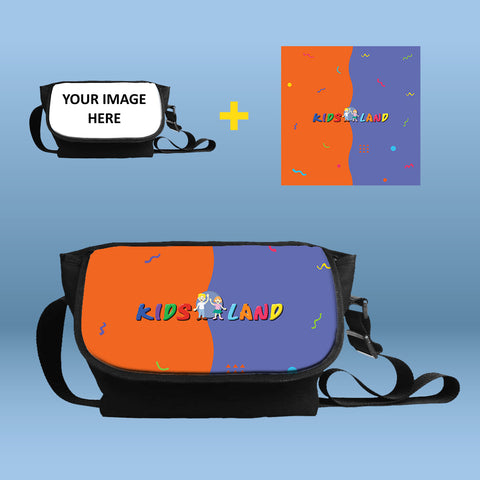 Customizable Spacious Messenger Bag