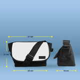 Customizable Spacious Messenger Bag