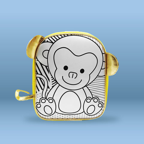 Gold Monkey Backpack-Kids Land