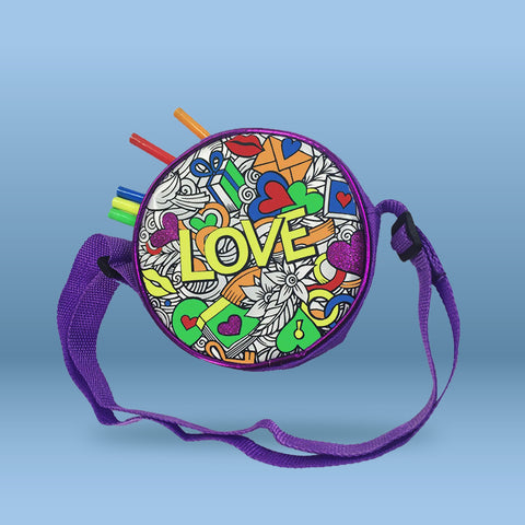 Purple Love Purse-Kids Land